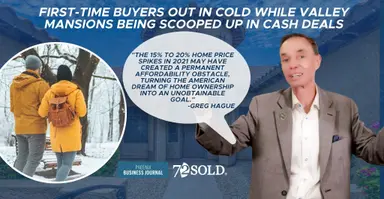 First-time buyers out in cold while Valley mansions being scooped up in cash deals